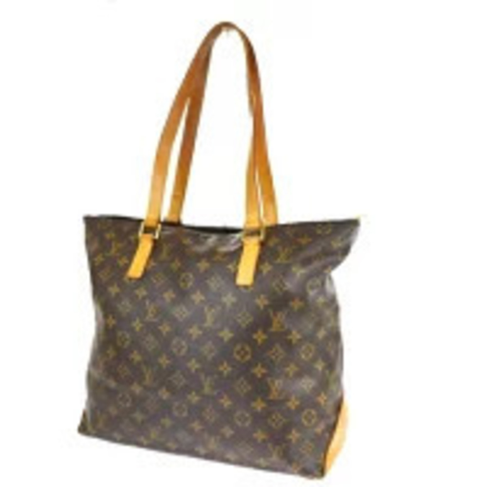 Louis Vuitton Cabas Mezzo Shoulder Bag Tote Monogram Leather